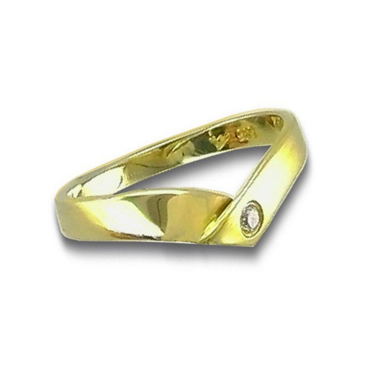 Ring 57 - Gelbgold 585 - Brillant 0,04ct
