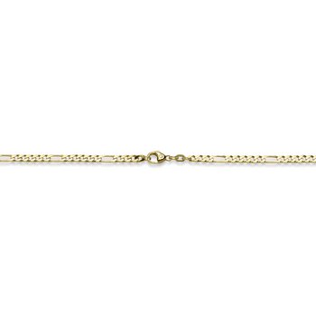Halskette 45 cm - Gold 585 14K - Figaro diam.