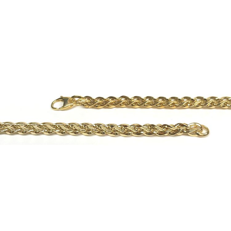 Armband 19cm - Gold 375 - 9K - Zopf Fancy
