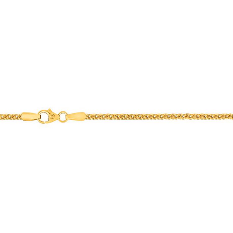 Armband 19 cm - Gold 375 - 9K - Zopfkette
