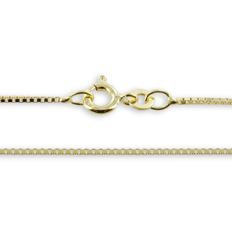 Halskette 42 cm - Gelbgold 333 - Venezianerkette