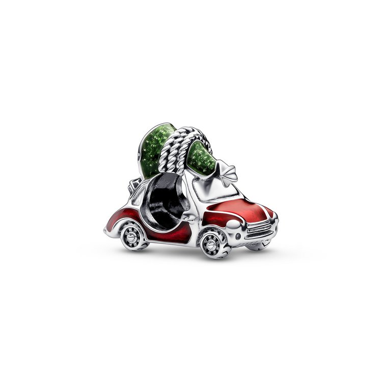 Bead - Silber - Charm Auto & Weihnachtsbaum