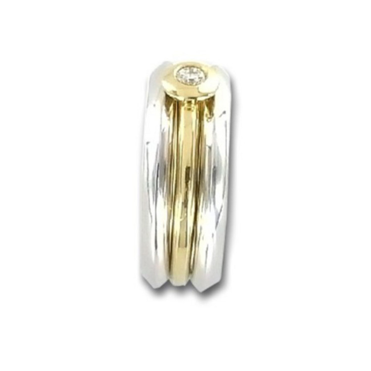 Ring 56 - Weißgold Gold 585 -  Brillant 0,11ct