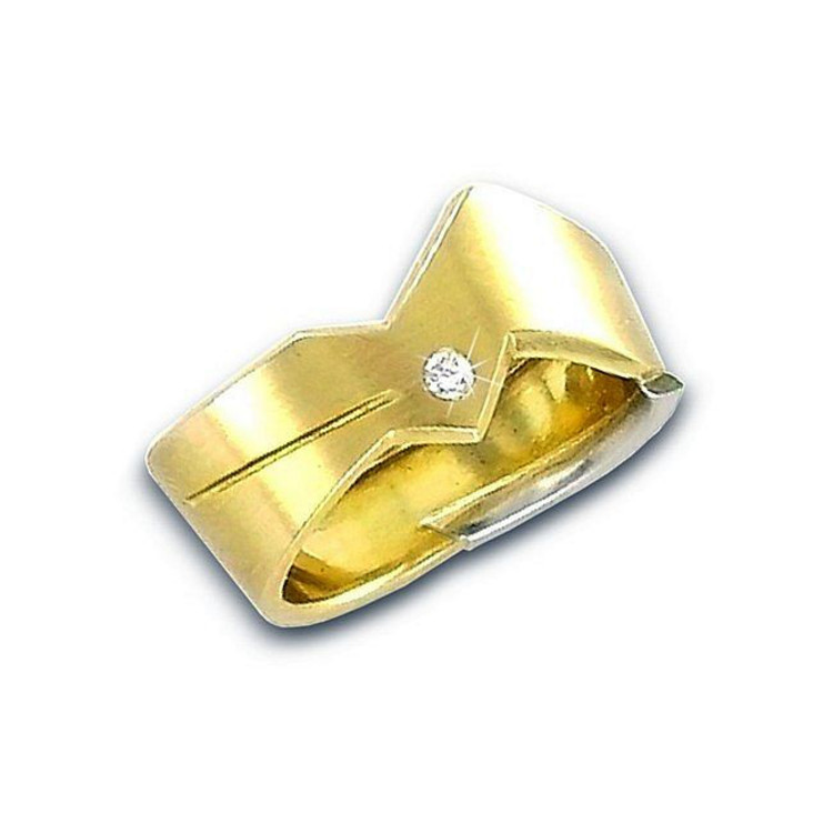 Ring 53 - Gelbgold 750 - Brillant 0,04ct
