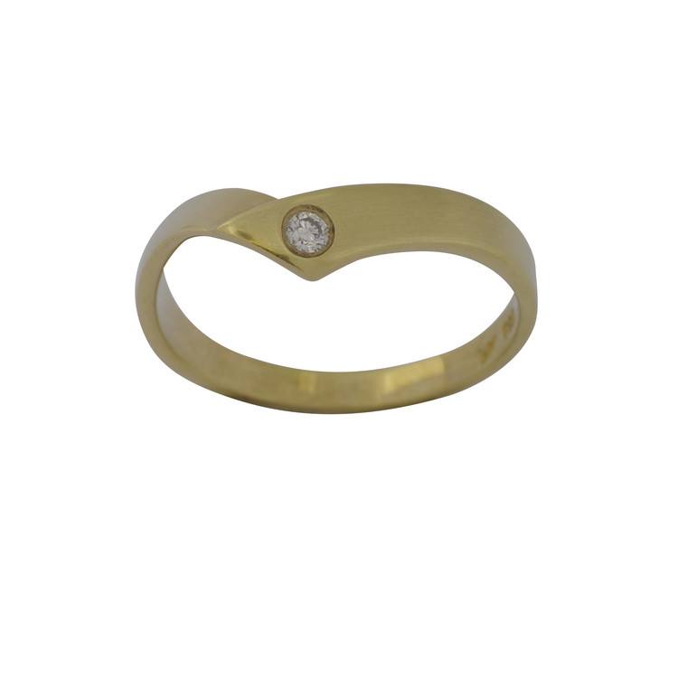 Ring 57 - Gelbgold 585 - Brillant 0,04ct