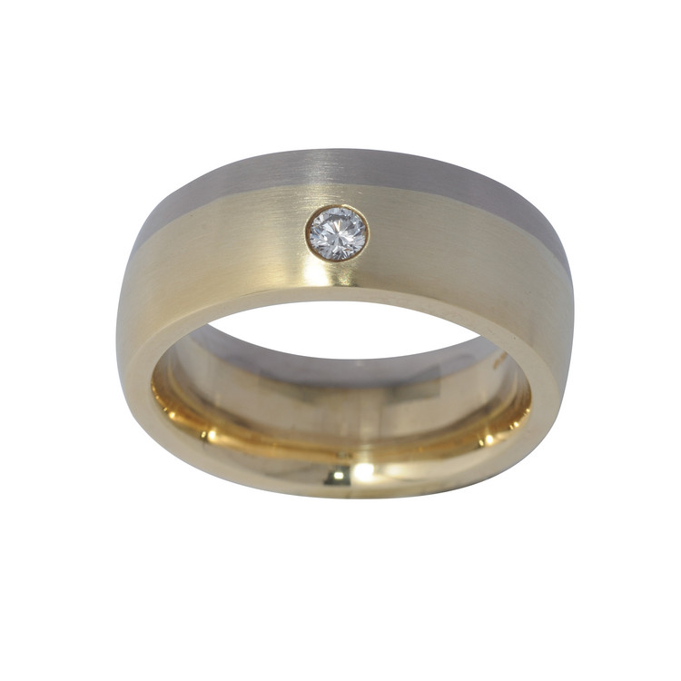 Ring 56 - Gelbgold 585  - Brillant 0,10ct