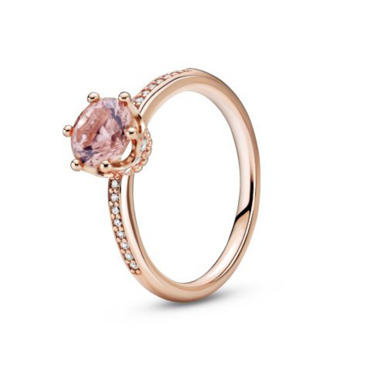 Ring 56 - Pandora Rose - Krone Solitär Ring