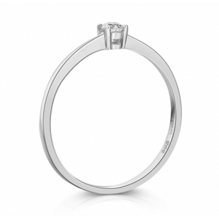 Ring 54 - Weißgold 585 14K - Diamant 0,05ct