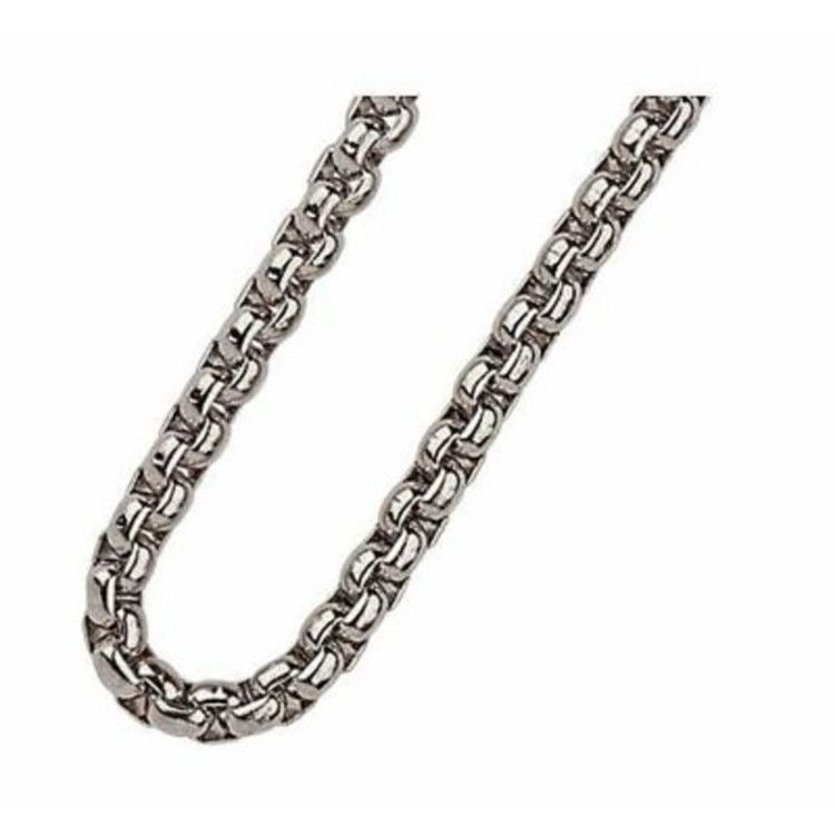 Halskette 50 cm - Edelstahl - Venezianer - silber