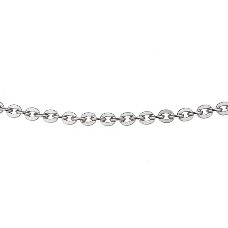 Halskette 38-60 cm - Edelstahl - Spiegelanker 4mm