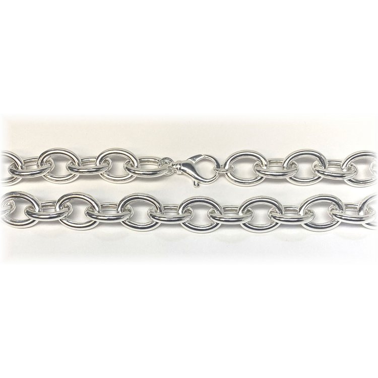 Halskette  60 cm - Sterlingsilber - Anker-Muster