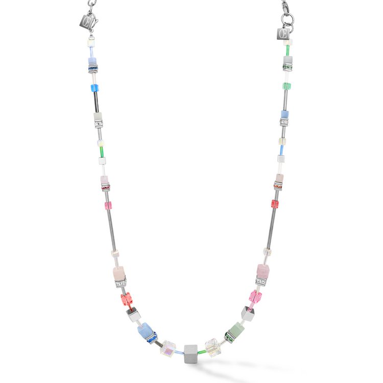 Collier - Edelstahl - 4 in 1 Multicolor pastell