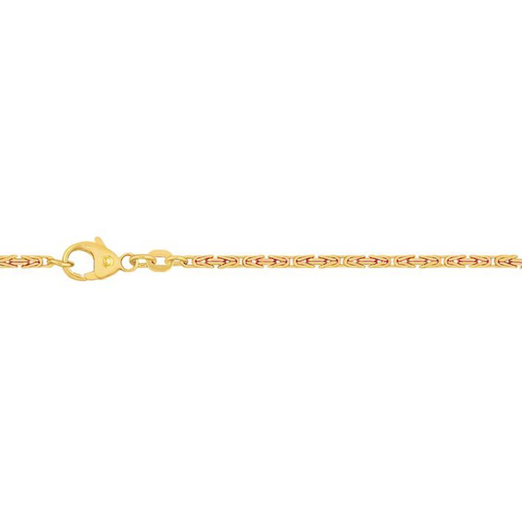 Halskette 50 cm - Gold 585 14K - Königskette 1,8mm