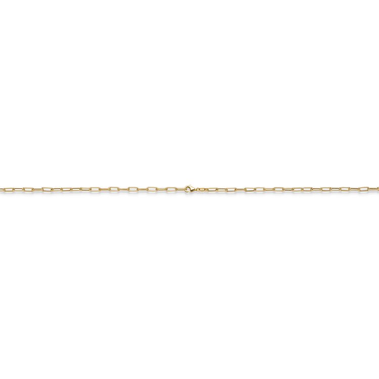 Halskette 60 cm - Gold 585 14K - Paper Clip