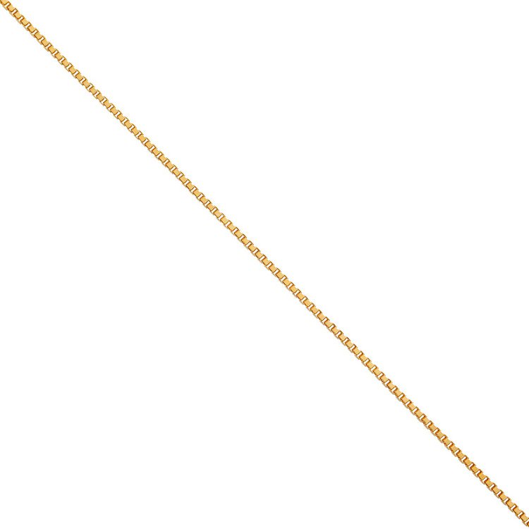 Halskette 40 cm - Gelbgold 585 - Veneziakette