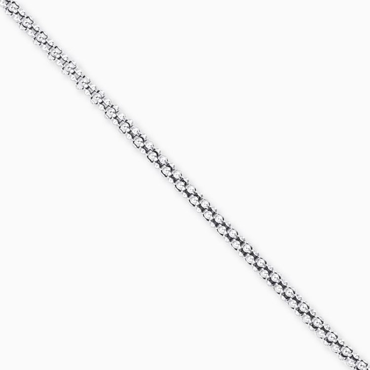 Halskette 50 cm - Sterlingsilber - Koreanerkette