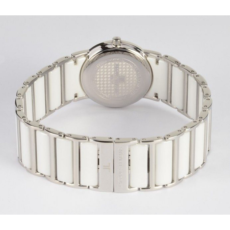 Uhr - York Dame - 1-1649E - Ceramic weiß