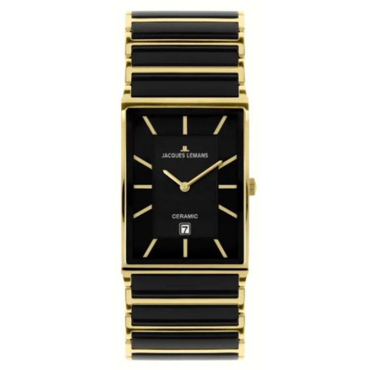 Uhr - York Ceramic Herr - 1-1593.1G - Schwarz Gold