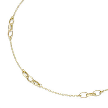 Halskette 45 cm - Gold 375 9K - Anker-Muster