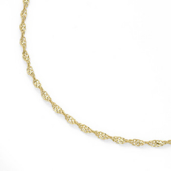 Halskette 45 cm - Gold 375 9K - Anker-Muster