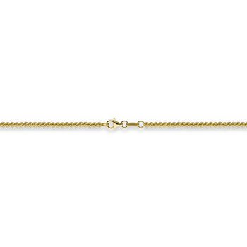 Halskette 45 cm - Gold 585 14K - Kugelkettchen