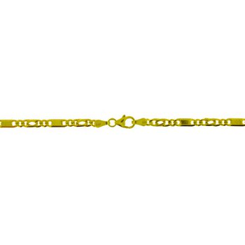 Halskette 45 cm - Gold 333 8K - Tigerauge-Muster
