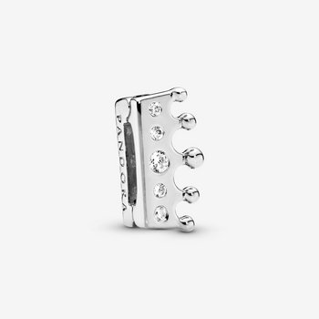 Bead - Silber - Clip Reflexionband - Krone Clip
