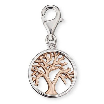 Charm - Silber - rosé - Lebensbaum