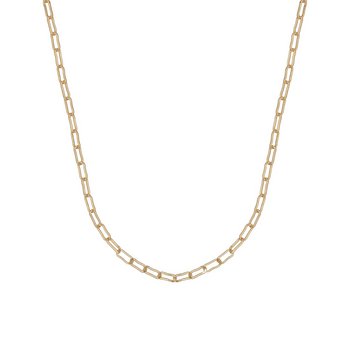 Halskette 45 cm - Silber vergoldet - Basiskette
