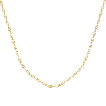 Halskette 45 cm - Silber vergoldet - Layeringkette