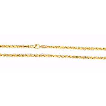 Halskette 45cm - Gold 333 - 8K - Kordel