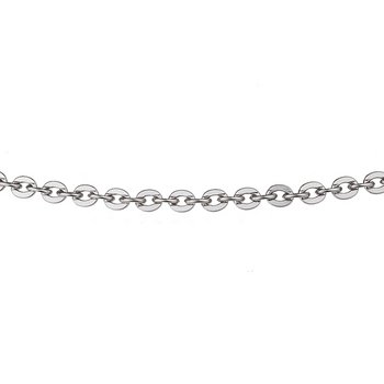 Halskette 38-60 cm - Edelstahl - Spiegelanker 4mm