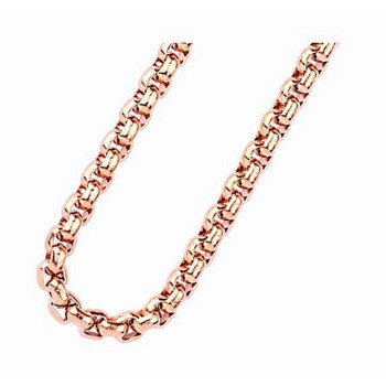 Halskette 70 cm - Edelstahl - Venezianer - rosé IP
