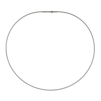 Halskette - Edelstahl - Spiralseil 45cm