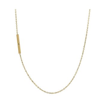 Halskette - Edelstahl gold - Spiegelanker Ø 1,0 mm