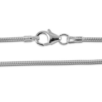 Halskette 42 cm - Sterlingsilber - Schlangenkette
