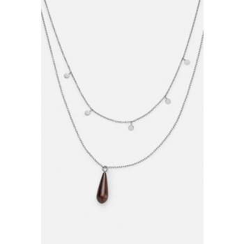 Collier - Double Necklace - Stahl