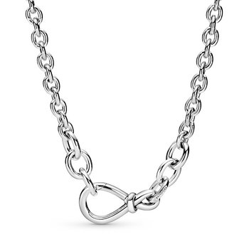 Halskette 50 - Silber - Unendlichkeitsknoten