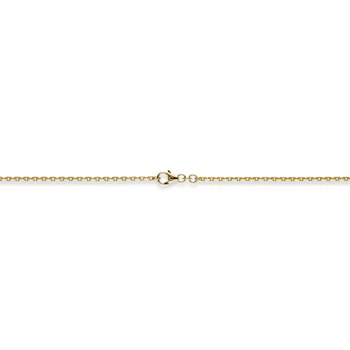 Halskette 50 cm - Gold 585 14K - Anker diam.