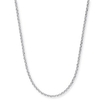 Halskette 70 cm - Sterlingsilber - Erbskette