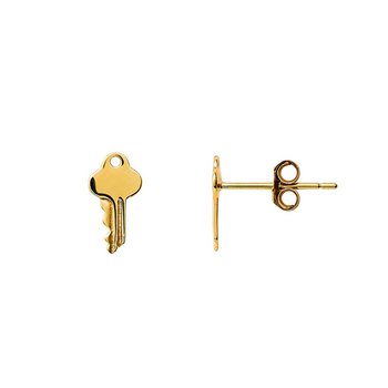 Ohrstecker - Gelbgold 375 - Schlüssel