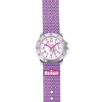 Kinderuhr - Action Girls - Butterfly - Lila