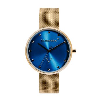 Uhr - Blumenkind - Element Wasser - gold blau