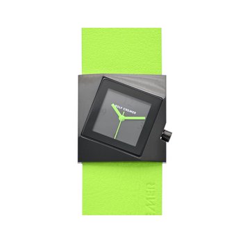 Uhr - Lillit Grün - Edelstahl - Lederband Grün