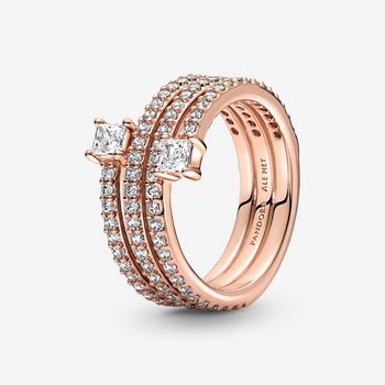 Ring 54 - rosévergoldet - Spiralring